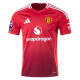 adidas Manchester United Matthijs De Ligt Home Jersey w/ EPL + No Room For Racism 24/25 (MUFC Red)