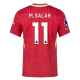 Nike Liverpool Match Mohamed Salah Home Jersey w/ EPL + No Room For Racism Patches 24/25 (Gym Red/Chrome Yellow)