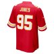 Men's Kansas City Chiefs Chris Jones Nike Red Super Bowl LVIII Game Jersey