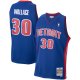 Men's Detroit Pistons Rasheed Wallace Mitchell & Ness Royal 2003/04 Hardwood Classics Swingman Jersey