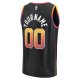 Men's Phoenix Suns  Fanatics Black  Fast Break Custom Replica Jersey - Statement Edition