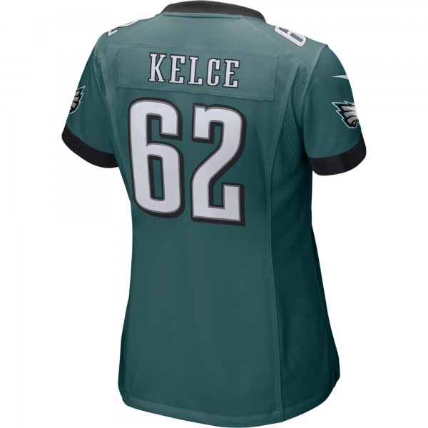 Women's Philadelphia Eagles Jason Kelce Nike Green Game Jersey