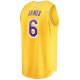 Men's Los Angeles Lakers LeBron James Fanatics Gold #6 Fast Break Replica Player Jersey - Icon Edition