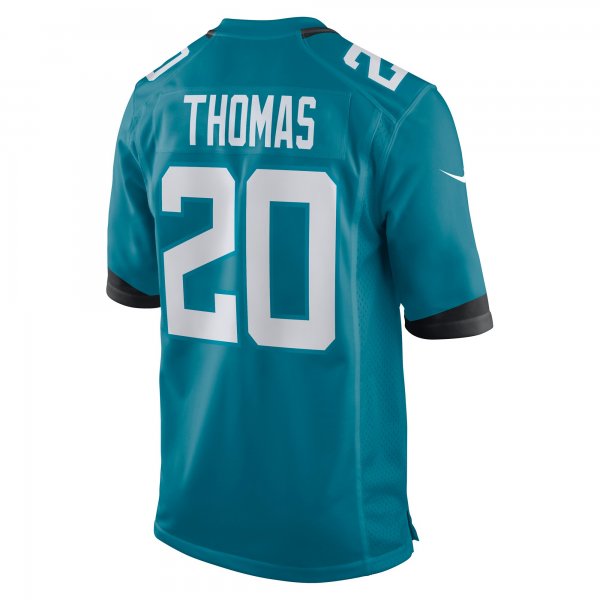 Men's Jacksonville Jaguars Daniel Thomas Nike Teal Game Jersey