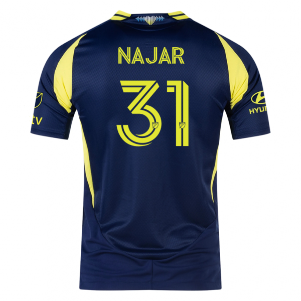 adidas Nashville Andy Najar Away Jersey w/ MLS + Apple TV 25/26 (Tena Blue)