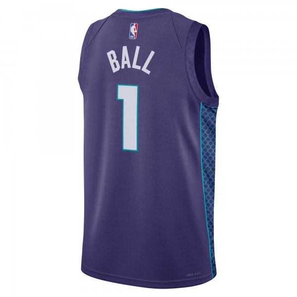 Unisex Charlotte Hornets LaMelo Ball Jordan Brand Purple Swingman Jersey - Statement Edition