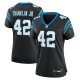 Women's Carolina Panthers Sam Franklin Jr. Nike Black Team Game Jersey