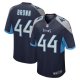 Men's Tennessee Titans Mike Brown Nike  Navy  Game Jersey