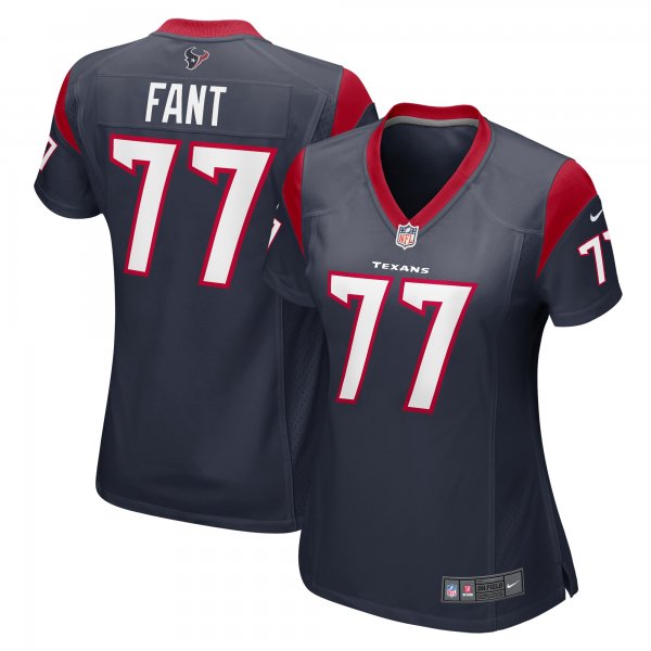 Women's Houston Texans George Fant Nike  Navy  Game Jersey