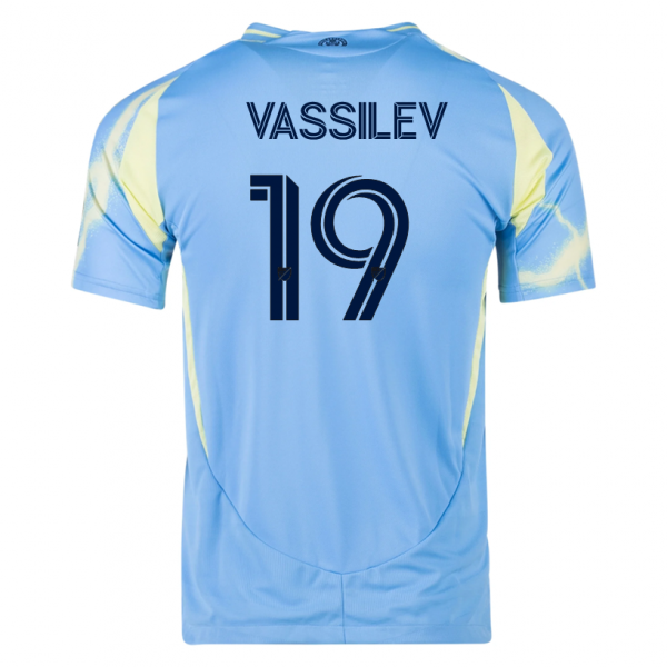 adidas Philadelphia Union Indiana Vassilev Away Jersey 25/26 (Blue/Yellow)