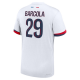 Nike Paris Saint-Germain Bradley Barcola Away Jersey 24/25 (White/Midnight Navy)