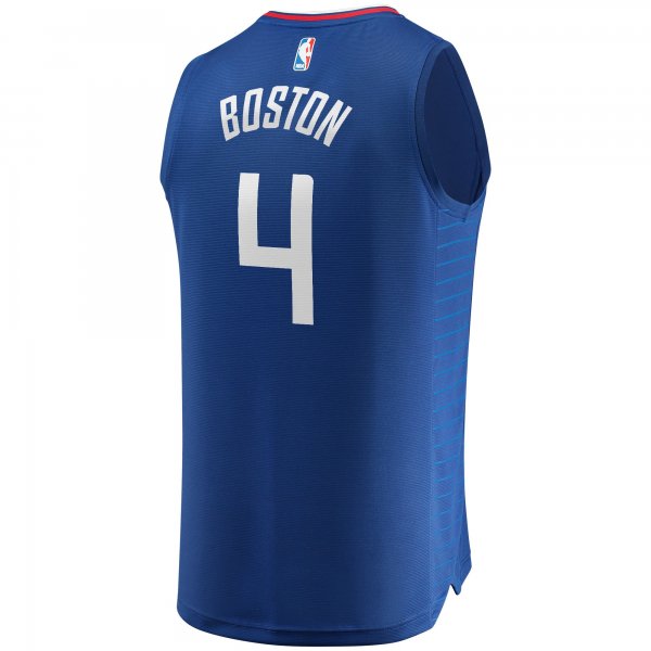 Men's LA Clippers Brandon Boston Jr. Fanatics Royal Fast Break Replica Jersey - Icon Edition