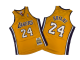 Men's Los Angeles Lakers #24 Kobe Bryant 2008-09 Yellow Mitchell and Ness NBA Jersey