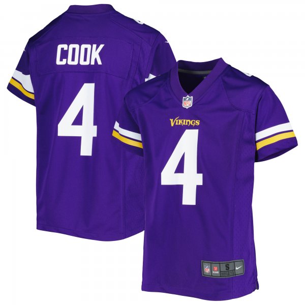 Youth Minnesota Vikings Dalvin Cook Nike Purple Game Jersey