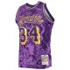 Men's Los Angeles Lakers Shaquille O'Neal Mitchell & Ness Purple Hardwood Classics 1996/97 Lunar New Year Swingman Jersey