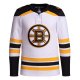 Men's Boston Bruins adidas White Away Primegreen Jersey