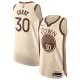 Men's Unisex Golden State Warriors #30 Stephen Curry Nike Tan 2025/26 Authentic City Edition Jersey