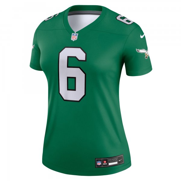 Women's Philadelphia Eagles DeVonta Smith Nike Kelly Green Alternate Legend Player Jersey