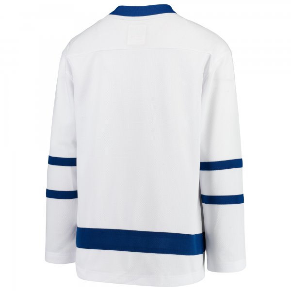 Youth Toronto Maple Leafs Fanatics White Away Replica Blank Jersey