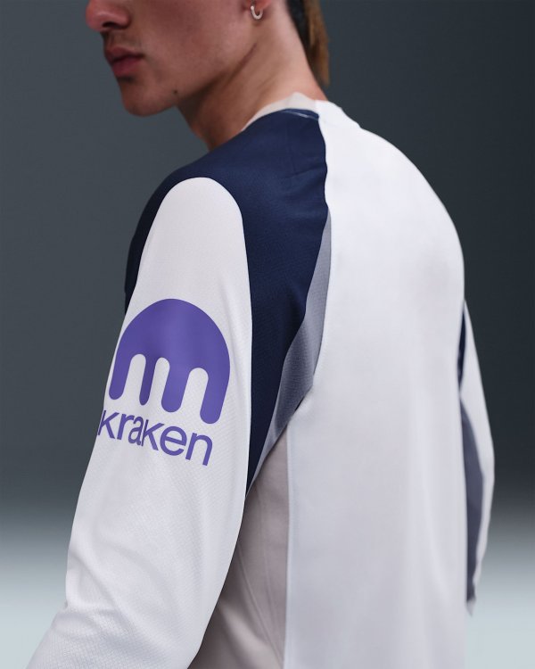 Nike Tottenham Hotspurs Home 25/26 Long Sleeve Jersey (White/Iron/Binary Blue)