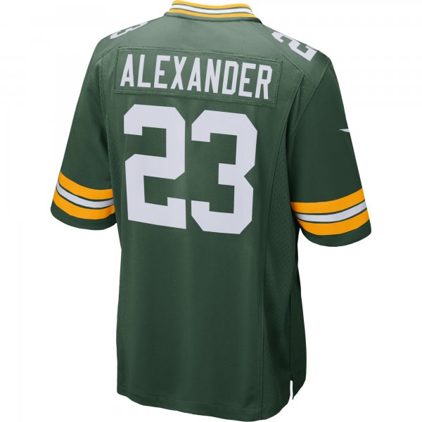 Men's Green Bay Packers Jaire Alexander Nike Green Game Jersey