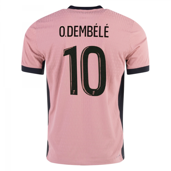 Nike Paris Saint-Germain Ousmane Dembélé Third Jersey 24/25 (Rust Pink/Black)