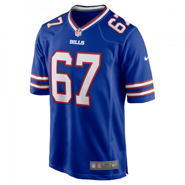 Men's Buffalo Bills Travis Clayton Nike  Royal Game Jersey