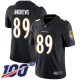 Baltimore Ravens #89 Mark Andrews Black Alternate Men's Stitched NFL 100th Season Vapor Limited Jersey