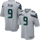 Seattle Seahawks Super Bowl XLVIII #9 Men's Jon Ryan Game Alternate Grey Jersey