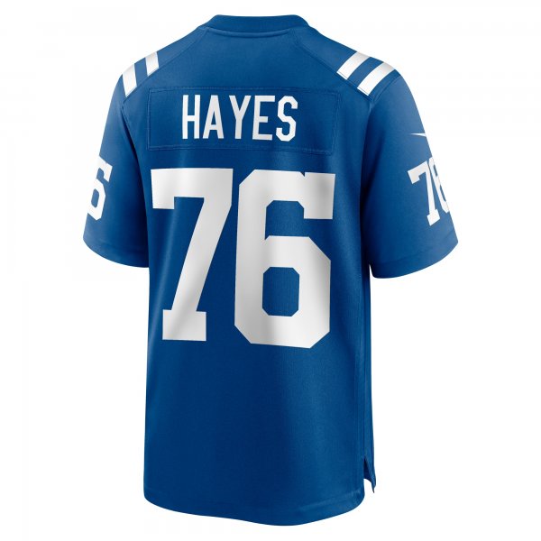 Men's Indianapolis Colts Ryan Hayes Nike  Royal Team Game Jersey