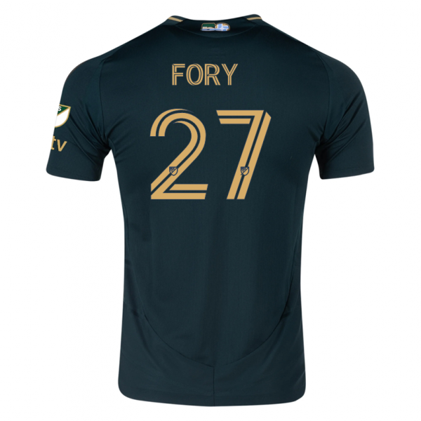 adidas Jimer Fory Portland Timbers Home Jersey w/ MLS & Apple Patch 25/26 (Green/Gold)