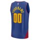 Men's Denver Nuggets  Fanatics Blue 2022/23 Fast Break Custom Replica Jersey - Statement Edition