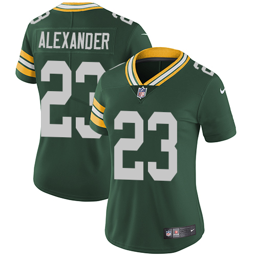 Nike Green Bay Packers #23 Jaire Alexander Green Team Color Women's Stitched NFL Vapor Untouchable Limited Jersey