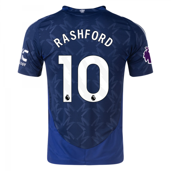adidas Manchester United Marcus Rashford Away w/ EPL Patch 24/25 (Night Indigo)