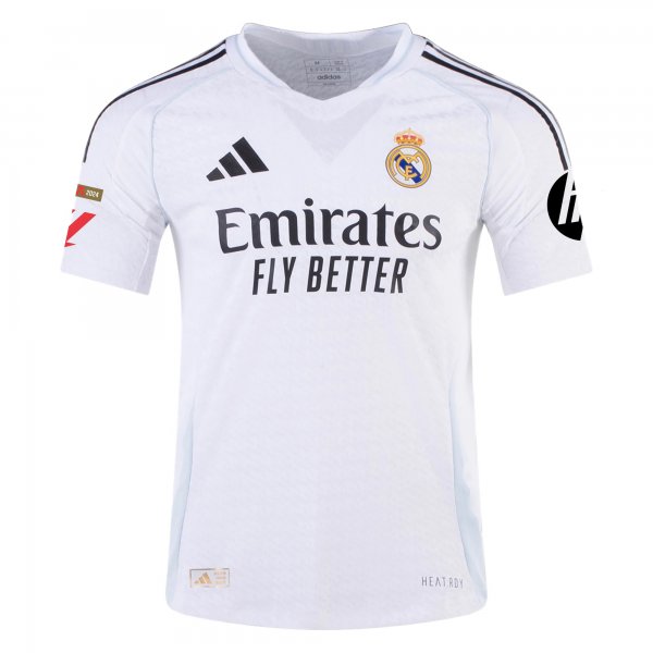 adidas Modrić Real Madrid Home Jersey w/ La Liga Patches 24/25 (White/Black)