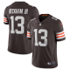 Men's Cleveland Browns #13 Odell Beckham Jr. Nike Brown Vapor Limited Player Jersey