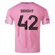 adidas Yannick Bright Inter Miami CF Home Jersey 25/26 w/ MLS Patches + Sponsor (Easy Pink)