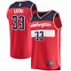 Men's Washington Wizards Kyle Kuzma Fanatics Red Fast Break Replica Jersey - Icon Edition