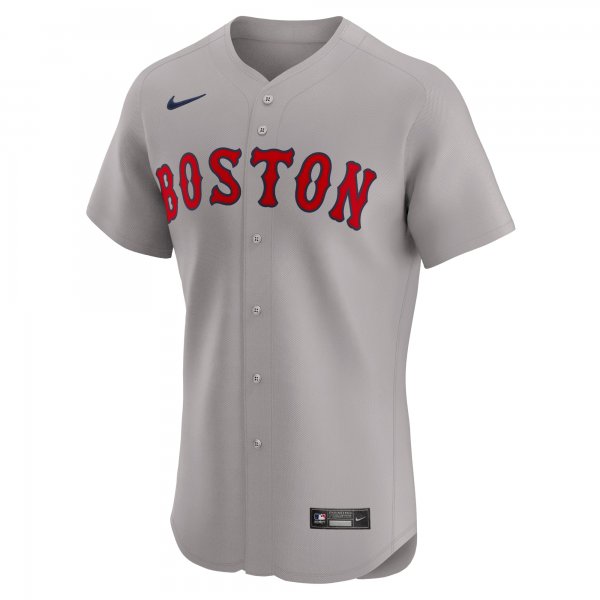 Men's Boston Red Sox Nike Gray Road Elite Jersey