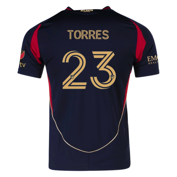 adidas Adyn Torres Atlanta United Home Jersey w/ MLS Patches 25/26 (Red/Black)